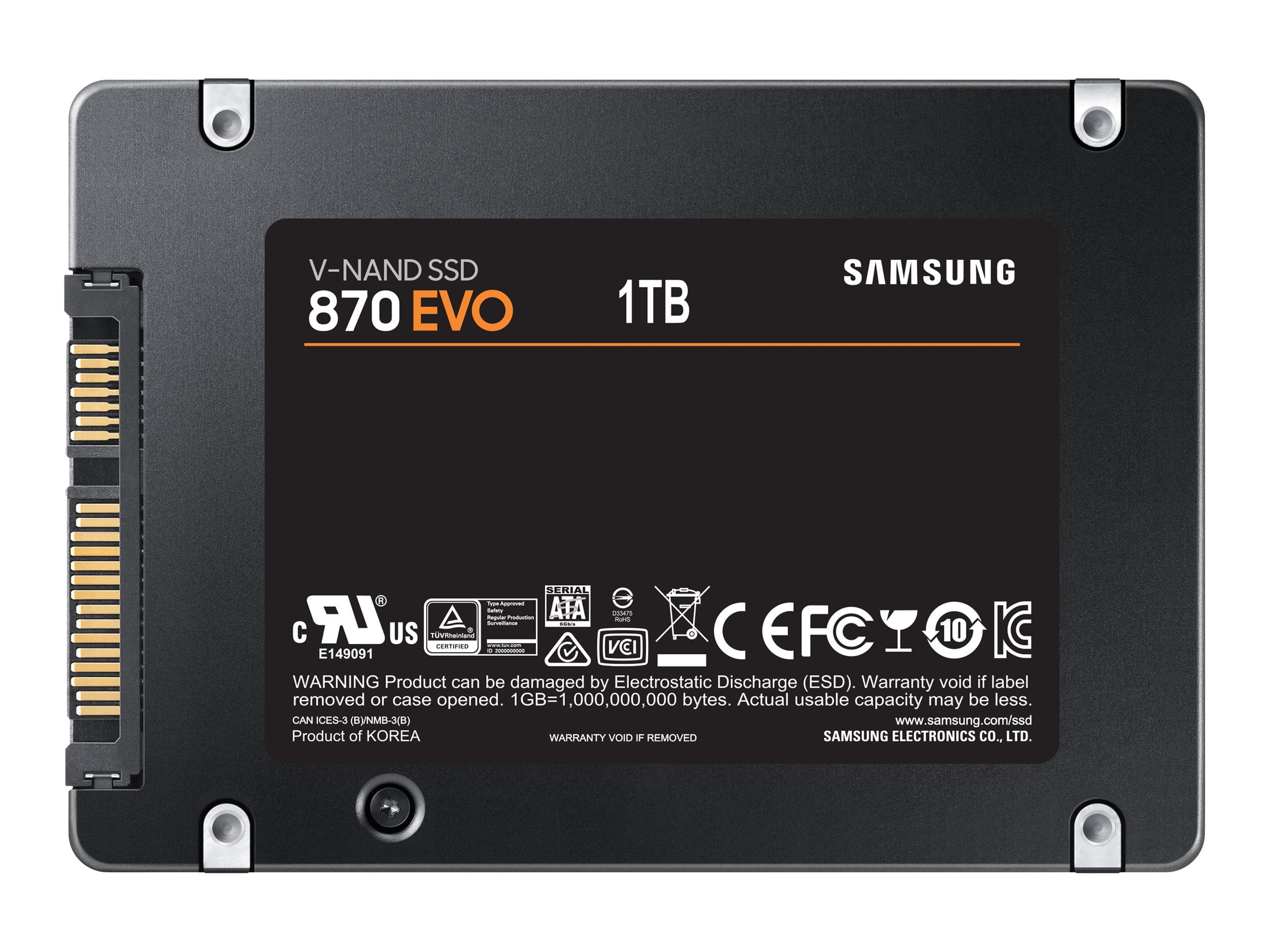 Samsung 870 EVO MZ-77E1T0B - SSD - encrypted - 1 TB - internal