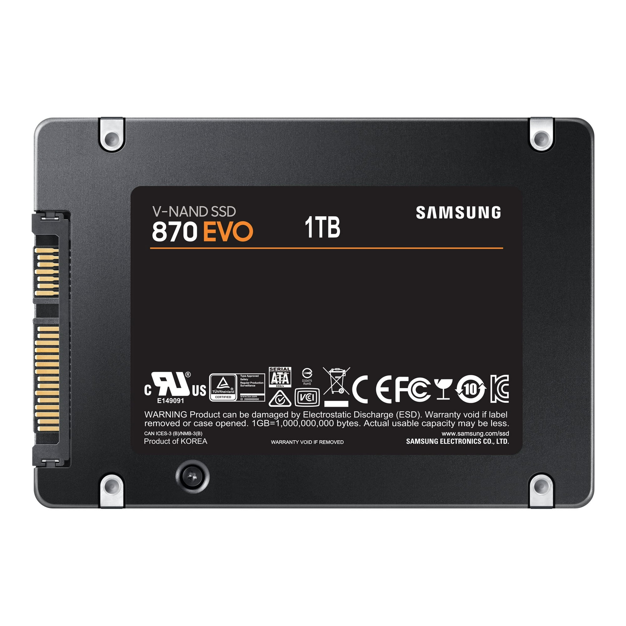 Samsung 870 EVO MZ-77E1T0B - SSD - encrypted - 1 TB - internal