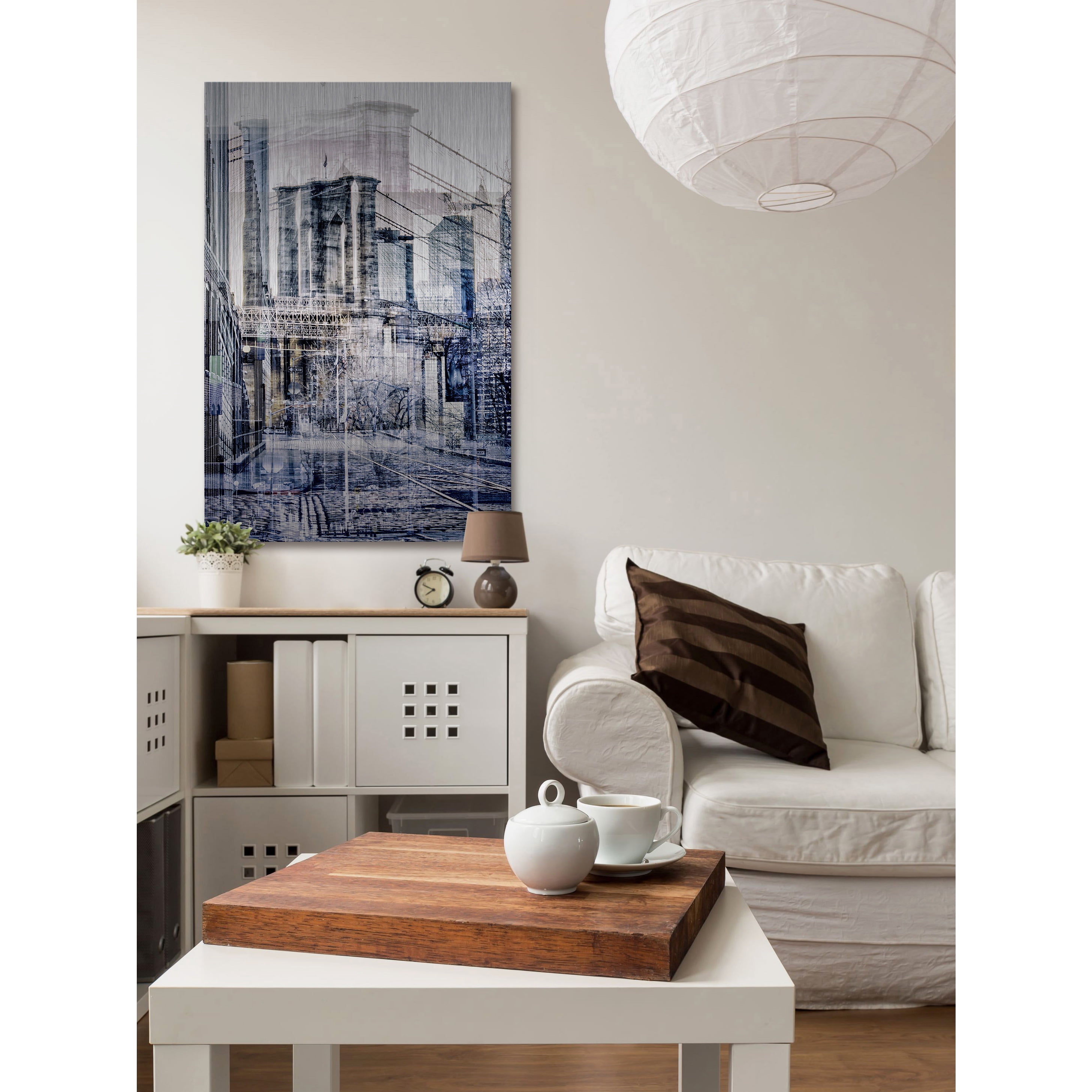 "Historical Compositions" Painting Print on Brushed Aluminum