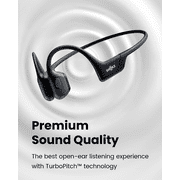 Shokz OpenRun Pro Mini Bone Conduction Open Ear Bluetooth Headphones for Sports with Cooling Wristband (Black,Mini)