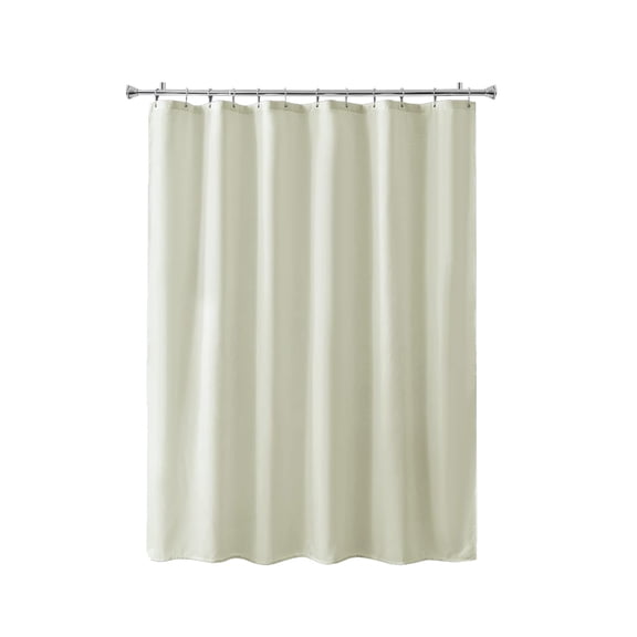 Shower Curtain Liner Fabric 72.8x72.8 Inch Light Weight Washable White Polyester Long Bathroom Cloth Shower Curtains Spa and Hotel Quality