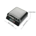 thumbnail image 4 of 4-Slice Belgian Waffle Maker: Stainless Steel, 1200W, Silver/Black, Waffle Maker Family Size, Great for Family Breakfasts, 4 of 6