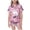 White, variant on Tfken Halloween Girls Pajama Sets 2 Piece Sleepwear Nightwear Festival Halloween Pajamas Shirt With Shorts Set Homewear Button Short Sleeve Teen Soft Loungewear Outfit Size 2-3 Years Beige
