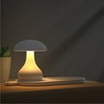 thumbnail image 7 of Wireless Charger Night Light, 15W Fast Charging Mushroom Table Lamp with Adjustable Brightness, USB Bedside Lamp for Bedroom & Office, Black/White, 7 of 7