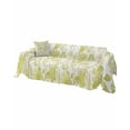 thumbnail image 2 of Sage Green Botanical Sofa Couch Covers for 3 Cushion Couch,Washable L Shape Sectional Sofa Cover for Loverseat,Painted Floral Pastoral Country French Leaves Slipcover Throw Blanket Futon Cover 71x134, 2 of 8