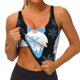 thumbnail image 3 of Balery Christmas Gnome Snowflake Sujetadores deportivos con espalda cruzada para mujer, acolchados, sin costuras, de alto impacto, ideales para yoga, gimnasio, entrenamiento y fitness.-, 3 of 8