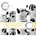 thumbnail image 4 of Fsddascl White Pumpkins Blackout Curtains for Bedroom/Living Room, Thermal Insulated Kitchen Curtains, Thanksgiving Simple Country Vintage Grommet Darkening Window Treatment Drapes 42"x84"x2, 4 of 6