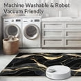 thumbnail image 5 of ODIKA 4'x6' Machine Washable Non-Slip Area Rug, Sleek Abstract Minimalist Appeal High Traffic Rug, Black, 20300, 5 of 7