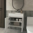 thumbnail image 2 of Modern Bathroom 2-door Vanity - White, Spacious Storage Inside In White Modern, Construction, 2 of 5