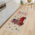 thumbnail image 4 of Patriotic Doormat Indepence Day Door Mats Indoor 4th of July Kitchen Rugs Front Door Mats Non-Slip Pvc Backing Welcome Mat Deals of The Day for Front Porch, Outdoor And Indoor Uses, Home Decor 16x48In, 4 of 6