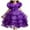 Purple, variant on Gubotare Girl Dresses Girls Dress Summer Ruffle Sleeve Mesh A Line Casual Party Dresses with Pockets,White 8-9 Years