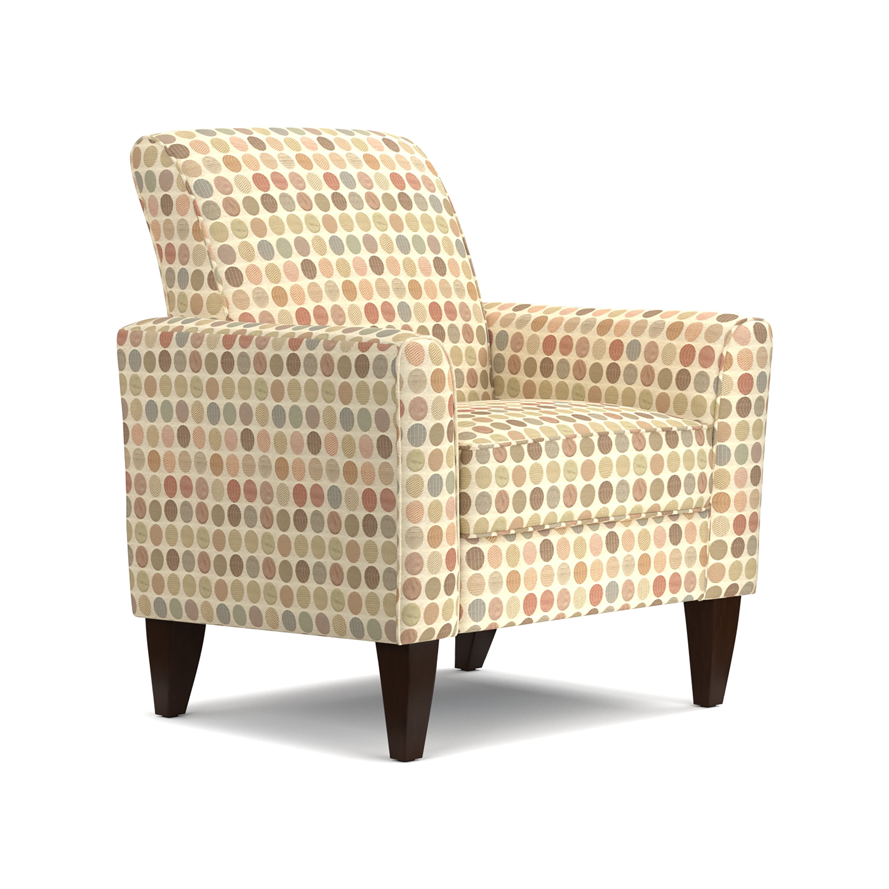 Baja Arm Chair in Beige Retro Dot