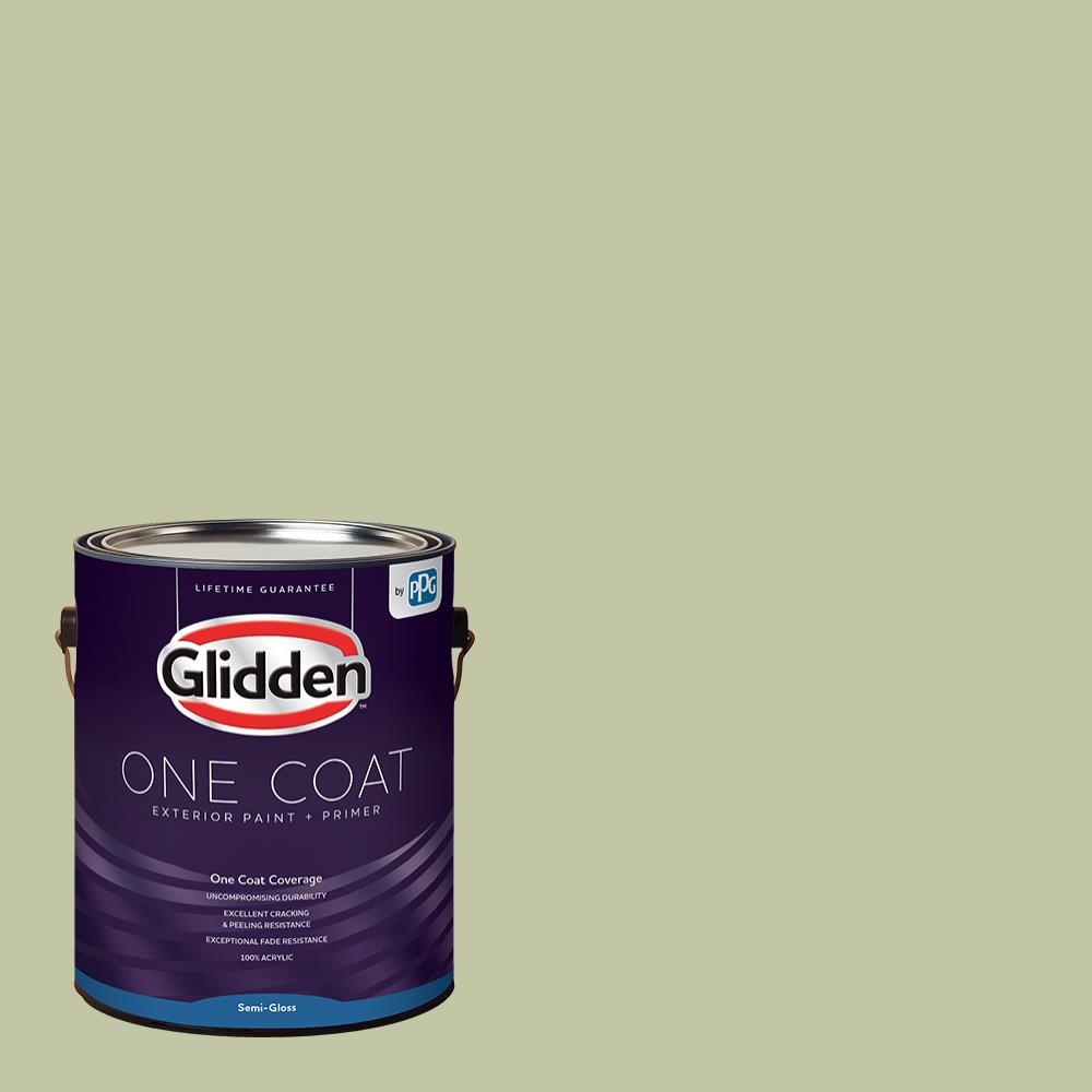 Sage Splendor, Glidden One Coat, Exterior Paint and Primer Sage Splendor, Glidden One Coat, Exterior Paint and Primer