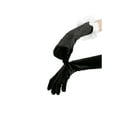 thumbnail image 5 of INSPIRE CHIC Women's Long Puff Gloves Female Full Finger Elbow Ruffled Arm Sleeves for Bridge Wedding Party Banquet Prom Grace Dress Black, 5 of 7