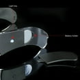 thumbnail image 3 of Gafas Con Visera LED, Gafas Ligeras Y Resistentes Con Luz Futurista Para Fiesta, 3 of 7