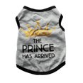 thumbnail image 4 of CSChome Pet Vest Breathable Soft Comfortable Sleeveless Crown Printing Dog Vest Pullover Daily Wear, 4 of 6