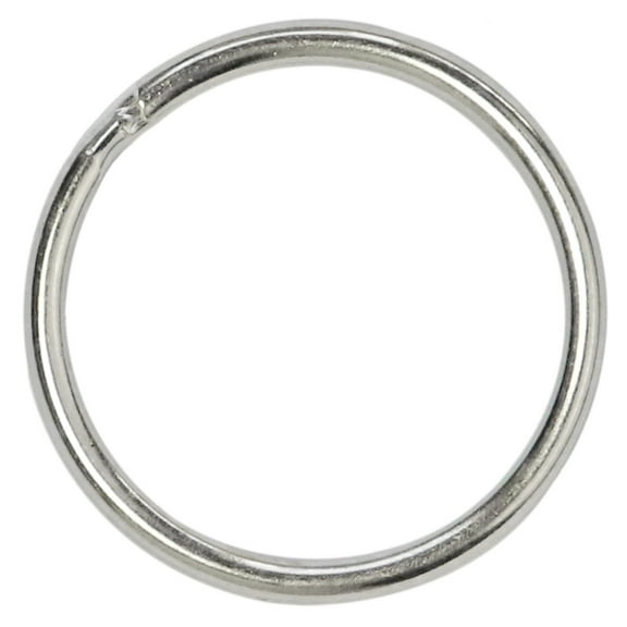 Key Rings Key Chain Metal Split Ring Bulk (Round Edged 1 Inch Diameter) 100pcs, for Home Car Keys Organization, Arts & Crafts, Lanyards, Lead Free Nickel Plated Silver