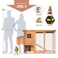 thumbnail image 3 of Lovupet 72" Deluxe Wooden Chicken Coop Backyard Nest Box Pet Cage Rabbit Hen Hutch, 3 of 9