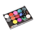 thumbnail image 4 of GUOOL 3Pcs Face Body Paint Palette Adults Kid Make Up Halloween Party Accessories, 4 of 9