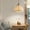 BEIGE COFFEE, variant on Arturesthome American Pastoral Style Linen Cotton pendant light
