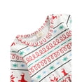thumbnail image 4 of Seyurigaoka Baby Girl Christmas Outfit, Reindeer Long-Sleeve Romper + Hairband, 4 of 7