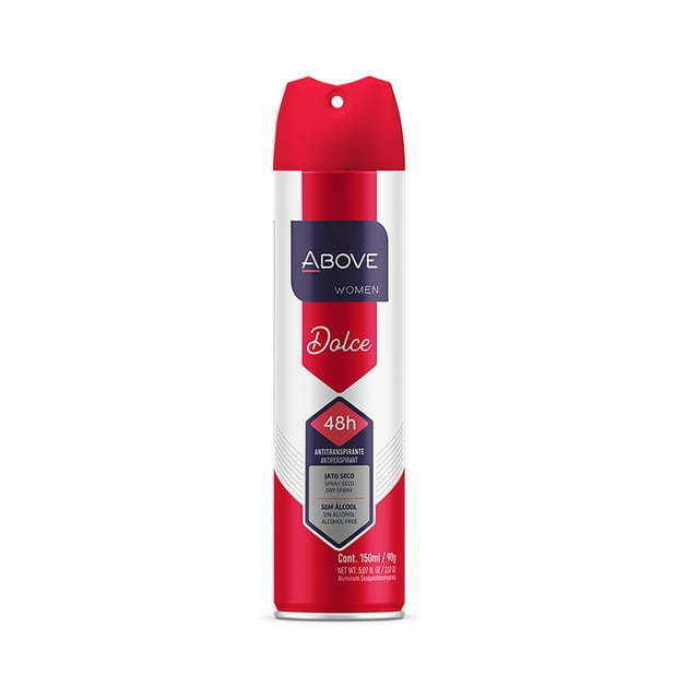 Desodorante antitranspirante 48 horas - Dolce Vita de Above para mujer - Desodorante en aerosol de 3,17 oz