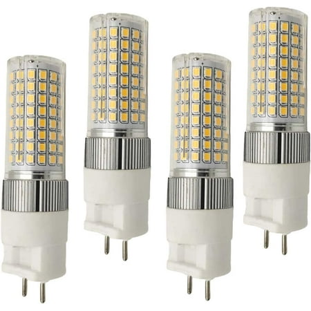 G12 Light Bulb Led 16w Corn Light G12 Led Bulb 3000k Warm White Replacement 35 Watt Metal Halide Lamp 2 Pin Garage Light Office Led Bulb Downlight (4 Pack)