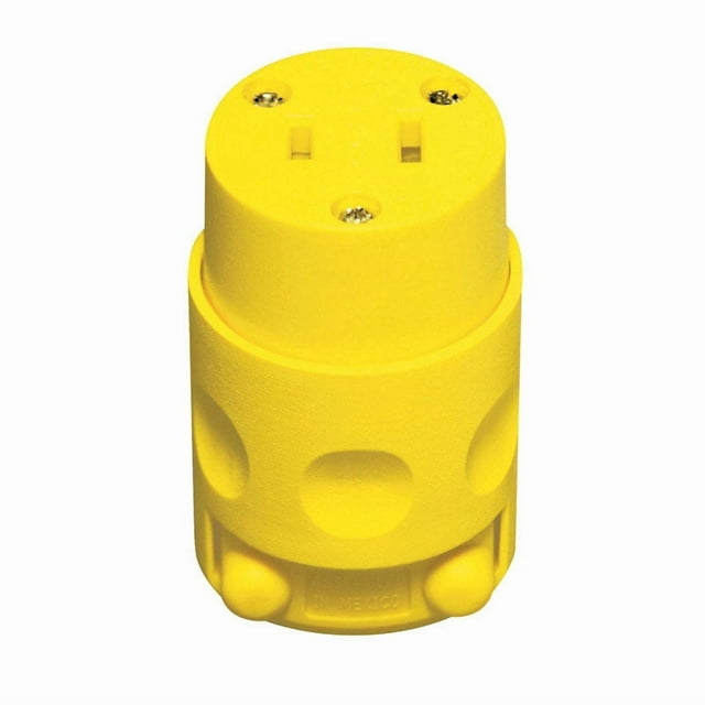 Conector no polarizado de PVC Leviton comercial/residencial