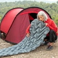 thumbnail image 5 of TG Inflatable Air Mattress and Pillow Grey, 5 of 5