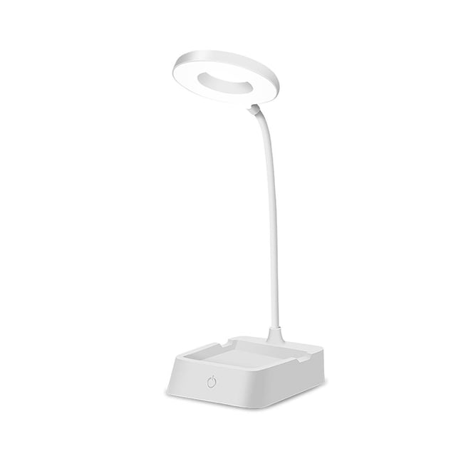 Lámpara De Mesa Multifuncional Soporte Para Teléfono Móvil Lámpara De Lectura Dormitorio Cuidado De Los Ojos Lámpara De Mesa Pequeña Inevent HA020402-00