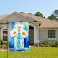 thumbnail image 2 of Amhnf Daisy Flowers In Jar Garden Flag For Home Outdoor Garden Yard Decor 12x18 inch, 2 of 5