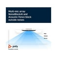thumbnail image 6 of Poly Studio P15 Personal Video Bar (Plantronics + Polycom) - Complete Audio + Premium 4K Webcam Solution - Camera, Mics & Speaker - Home Office/Focus Room -Works w/Zoom (Certified) & Teams (Certified), 6 of 11