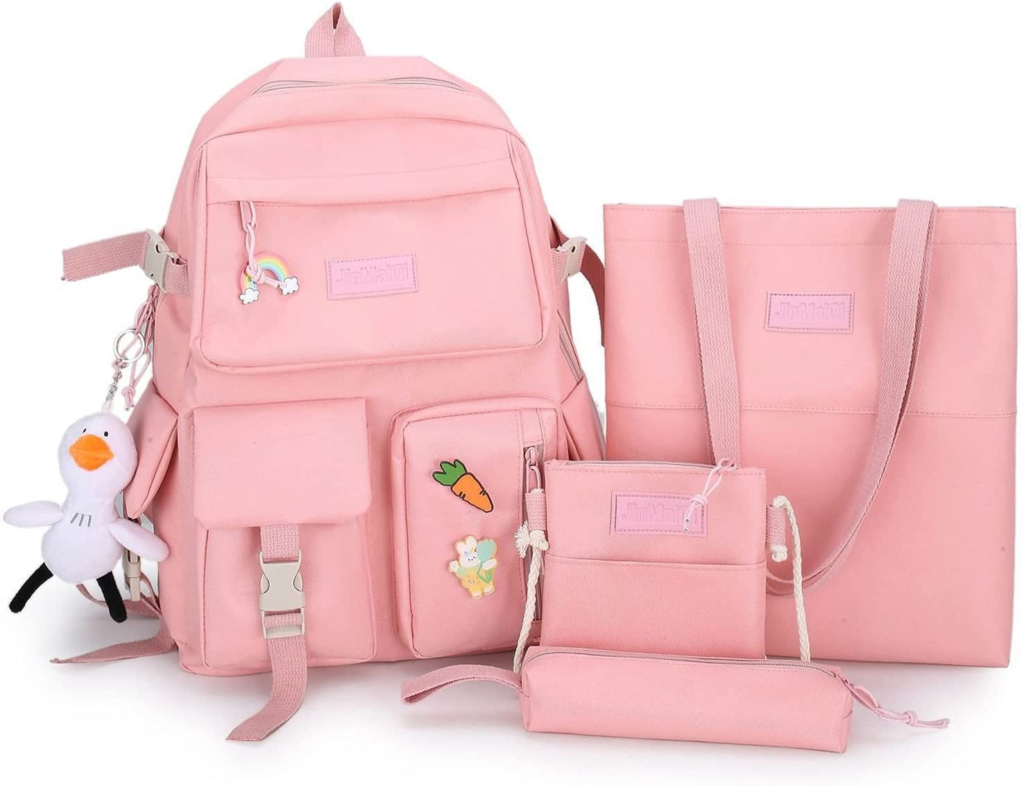 Backpack for Girls Teens Bookbag Set Laptop Backpack Shoulder bag with