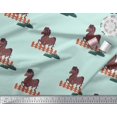 thumbnail image 3 of Soimoi Velvet Fabric Bird & Owl Kids Print Fabric by Yard 58 Inch Wide, 3 of 3