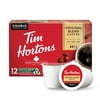 Tim Hortons Original Blend, Medium Roast Coffee, Single-Serve K-Cup Pods Compatible with Keurig Brewers, 12ct K-Cups
