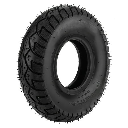 

Rubber Tire Rubber Outer Tire Wheel Elasticity For Inflatable Tool Cart Trolley 4.10/3.50-5 12in/ 4.10/3.50-4 10in
