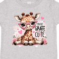 thumbnail image 4 of Inktastic You Bet Giraffe I'm Cute Girls Toddler T-Shirt, 4 of 5