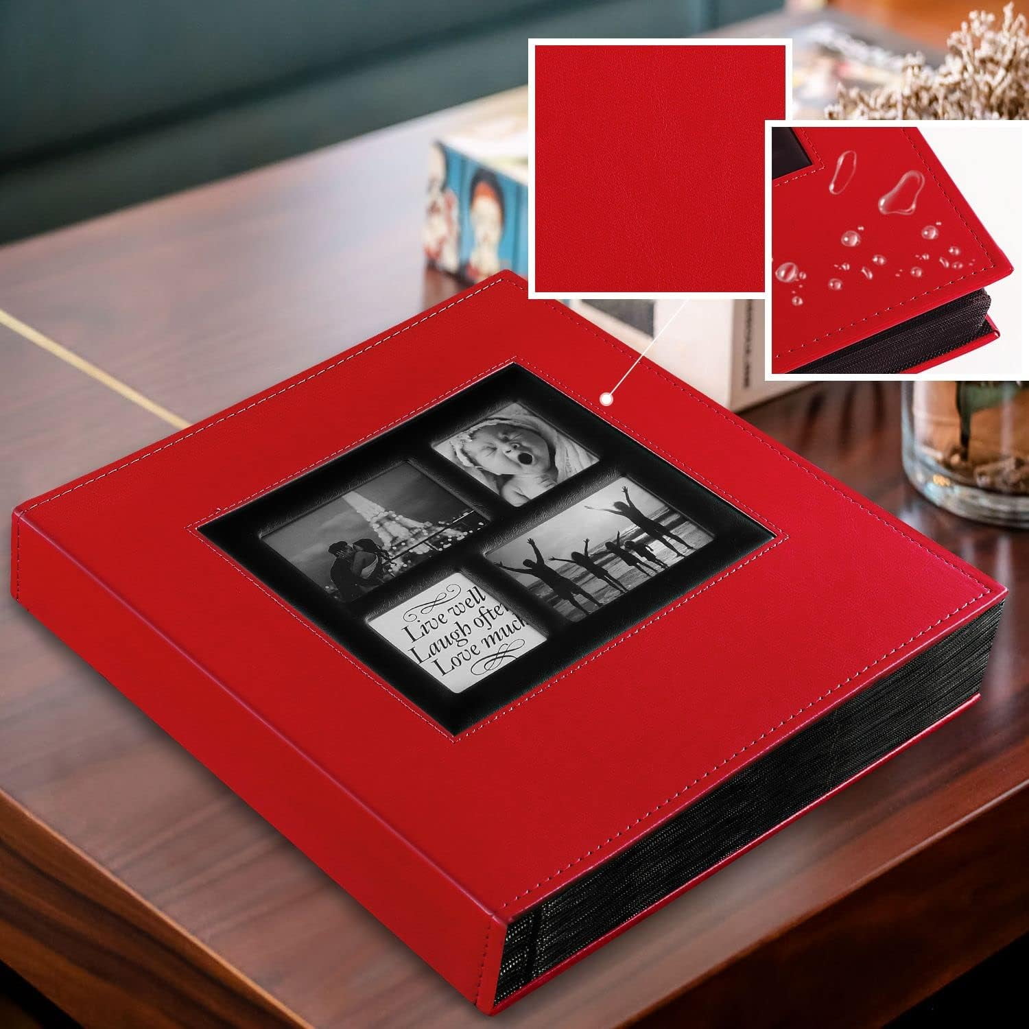 Ywlake Album Photo 10x15 1000 Pochette, Grand Geant Format Cuir Tissu Album  pour Horizontal Vertical Photos Bleu : : Cuisine et Maison