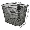 thumbnail image 2 of OUNONA Bike Basket Multi-use Bike Basket Heavy Duty Riding Basket Bicycle Basket for Cycling, 2 of 8