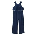thumbnail image 3 of Alvivi Kids Girls Sleeveless High Waist Wide Leg Maxi Jumpsuit Chiffon Clothing 4-14, 3 of 7