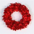 thumbnail image 1 of Vickerman K168131 Couronne Rouge Floquée de 30 Po avec Flocage Rouge &amp; 100 Lumière Rouge Dura-Lit, 1 of 1