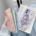 thumbnail image 6 of Case for iPhone 11 6.1 inch, Clear Fashion Animal Sculpture Dragon Cartoon Pattern Frosted PC Back 3D and Soft TPU Edge Bumper Silicone Shockproof Protective Case - Colorful, 6 of 9
