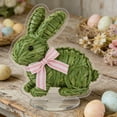 thumbnail image 3 of YOHAVEN Blue Hydrangea Easter Bunny Figurine With Bow, 20 Cm Artificial Floral Tabletop Decor, Spring Or Easter Centerpiece For Indoor Or Outdoor, Durable Lightweight Accent For Mantels And Shelves, 3 of 9