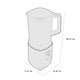 thumbnail image 3 of General Electric Batidora de 1000 W 72 oz y 5 Velocidades, Acero Inoxidable, 3 of 5
