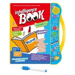 Machine Éducative Arabe Enfant – 28 Lettres, 10 Chiffres – Livre Électronique Audio – Jaune
