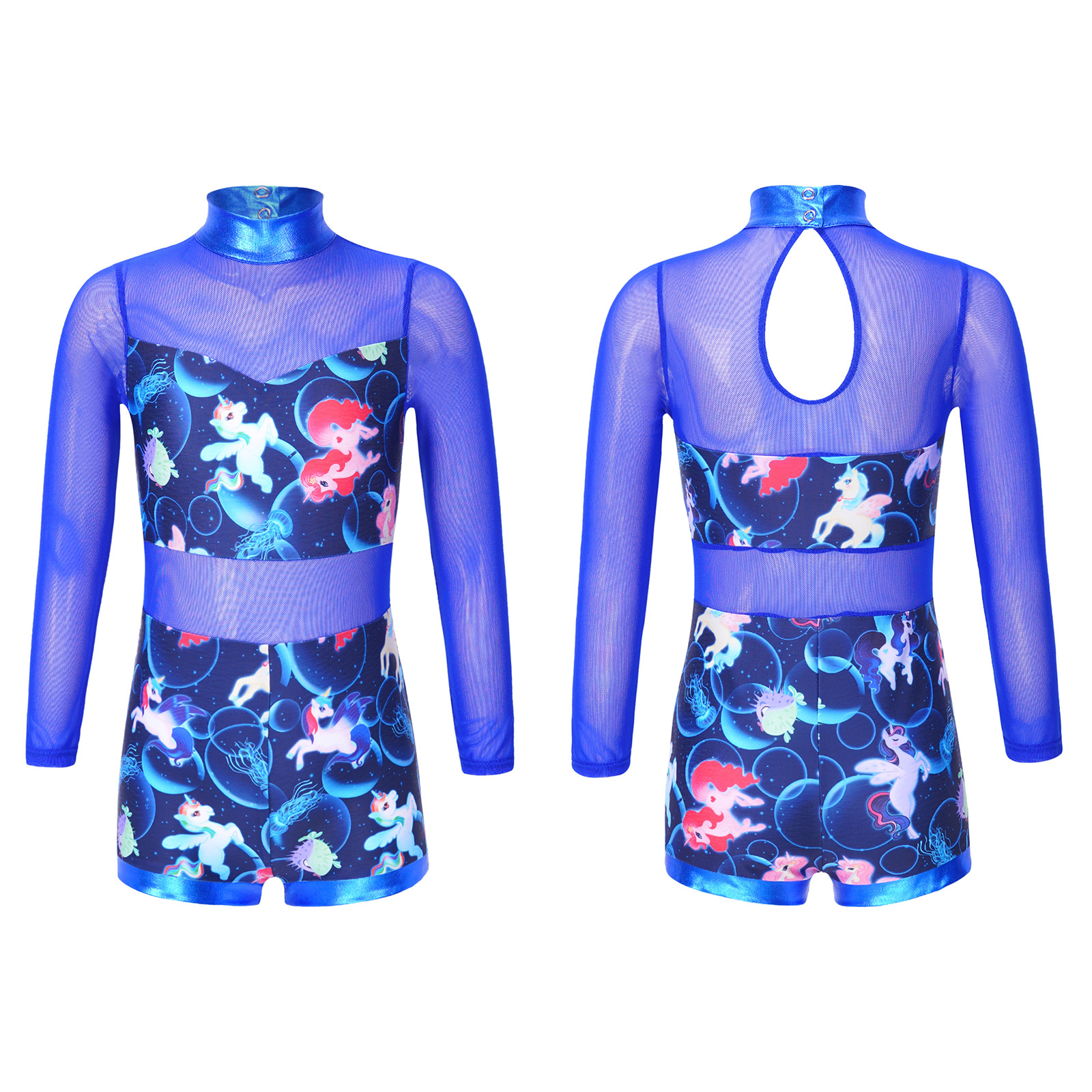 MSemis Kids Girls Gymnastics Leotard with Shorts