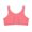 Pink, variant on Lorddream Women's Tank Style Sports Bra 3-Pack, White - S