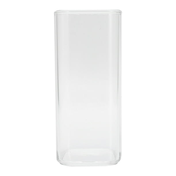 Taza cuadrada de 250ml, innovadora taza de café, jugo de té reutilizable, accesorios de cocina transparentes