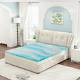 thumbnail image 4 of 2, 3, or 4 Inch Mattress Topper, Twin Gel Memory Foam Mattress Topper(2 inch, Twin), 4 of 9