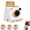 White, variant on Coffee Printer, 3D Latte Art Coffee Printer Machine, Manual Coffee Stencil Printer with Latte Art Stencils for Cocoa and Hot Chocolate